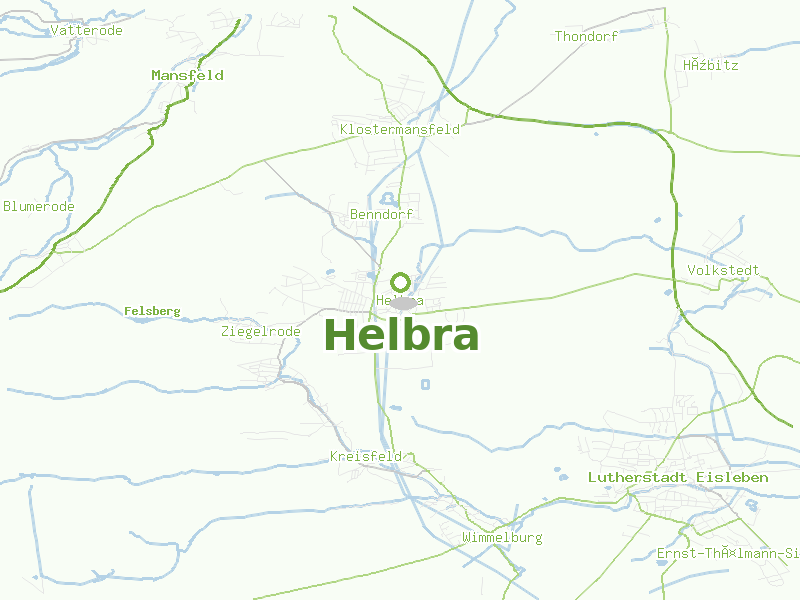 Karte von Helbra