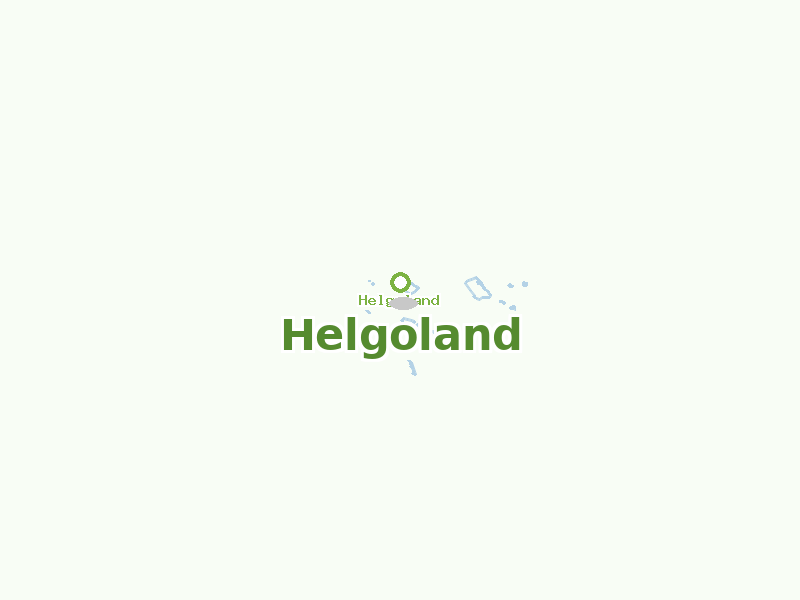 Karte von Helgoland