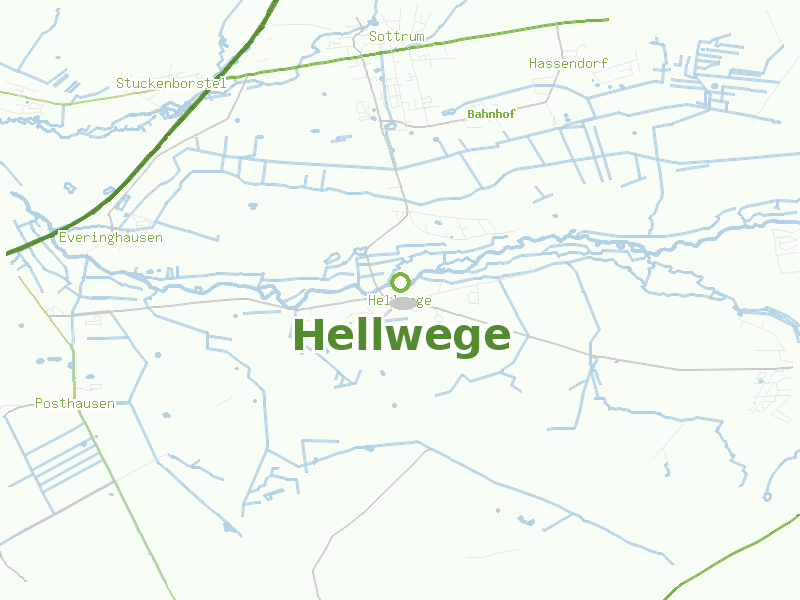 Karte von Hellwege
