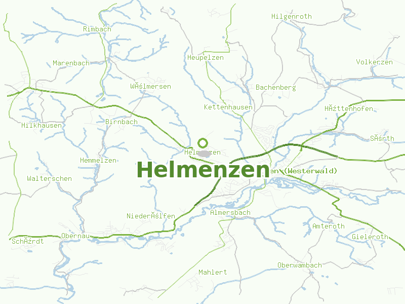Karte von Helmenzen