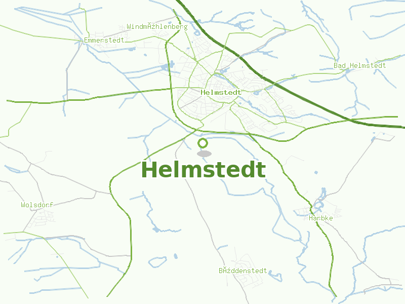 Karte von Helmstedt