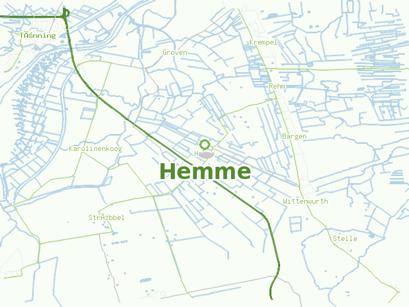 Karte von Hemme