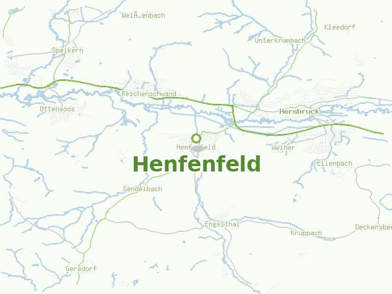 Karte von Henfenfeld