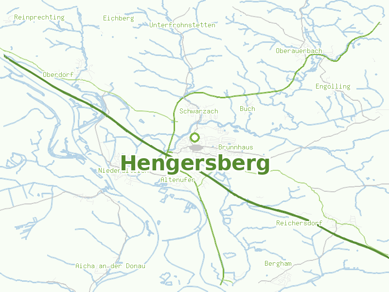 Karte von Hengersberg