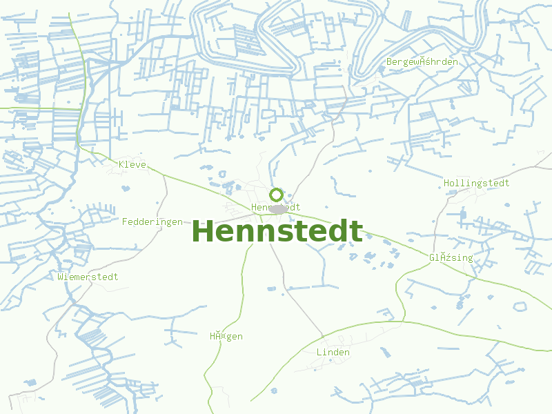Karte von Hennstedt