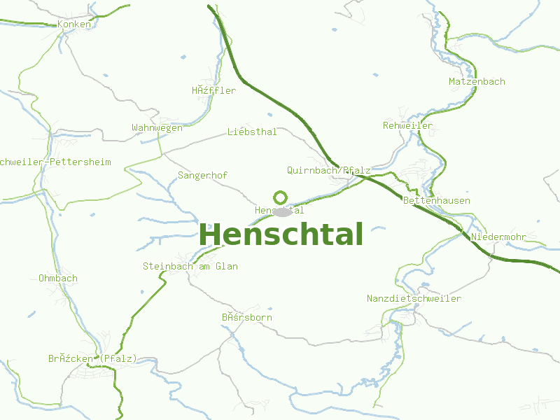 Karte von Henschtal
