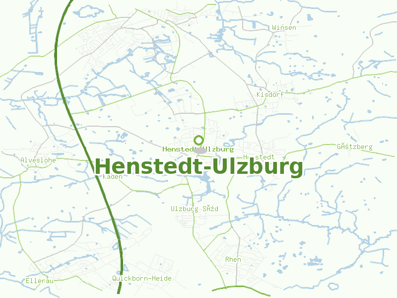Karte von Henstedt-Ulzburg