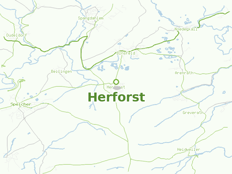 Karte von Herforst