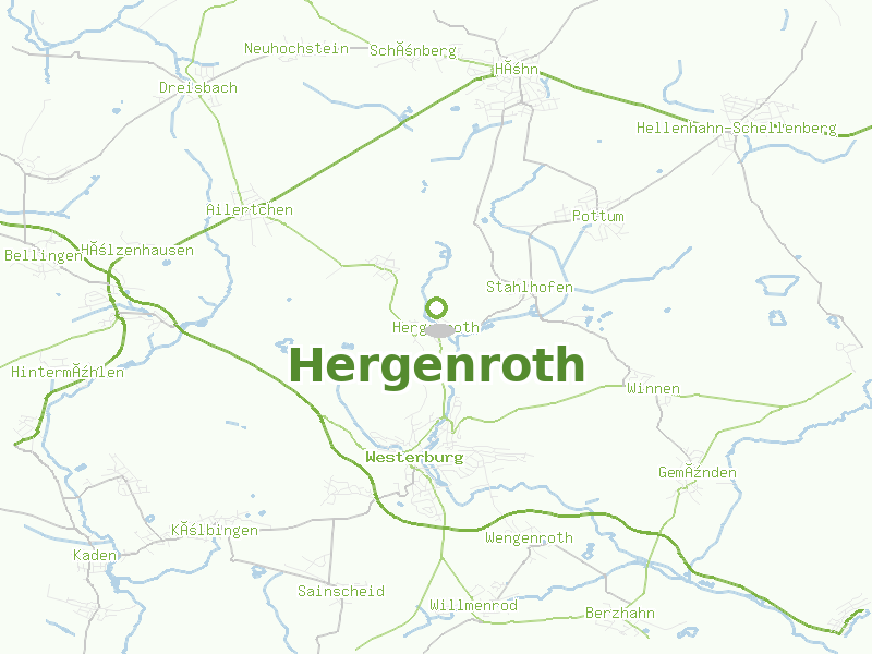 Karte von Hergenroth