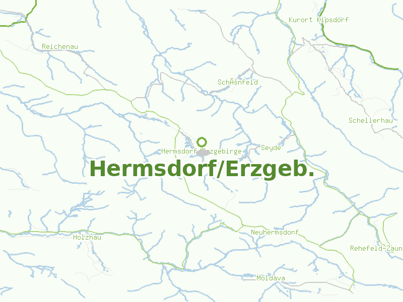 Karte von Hermsdorf/Erzgeb.