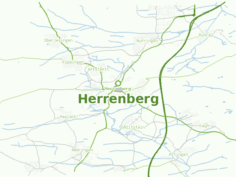 Karte von Herrenberg