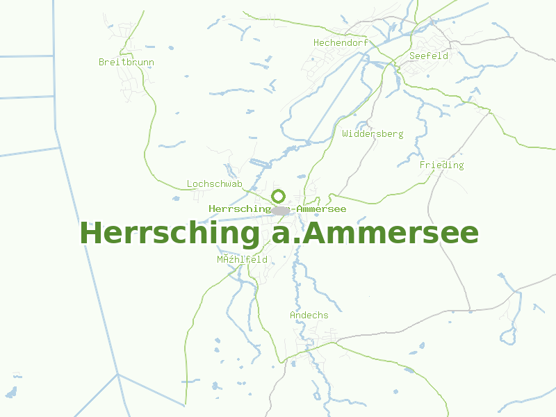 Karte von Herrsching a.Ammersee