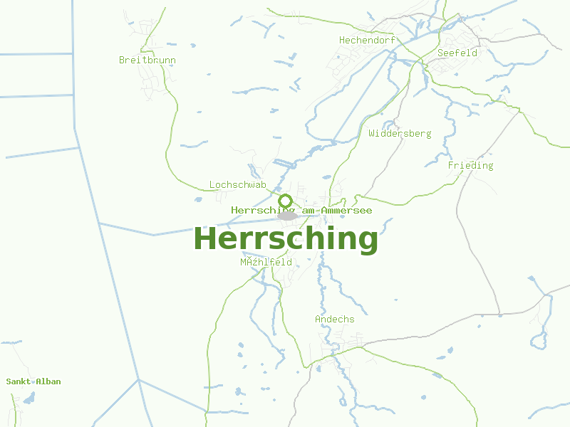 Karte von Herrsching