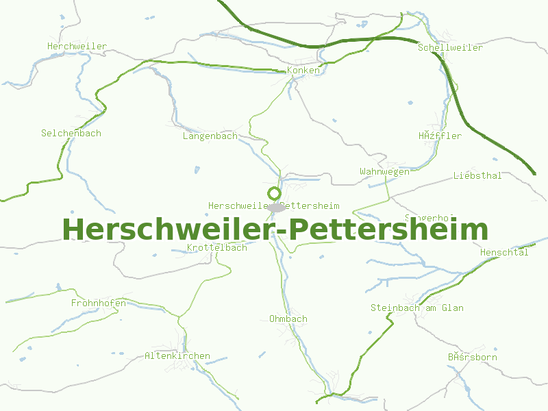 Karte von Herschweiler-Pettersheim