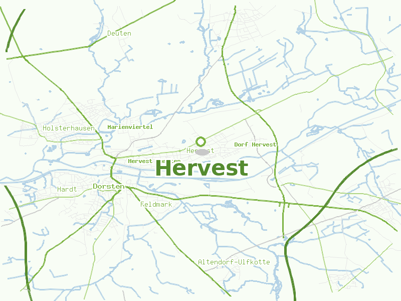 Karte von Hervest