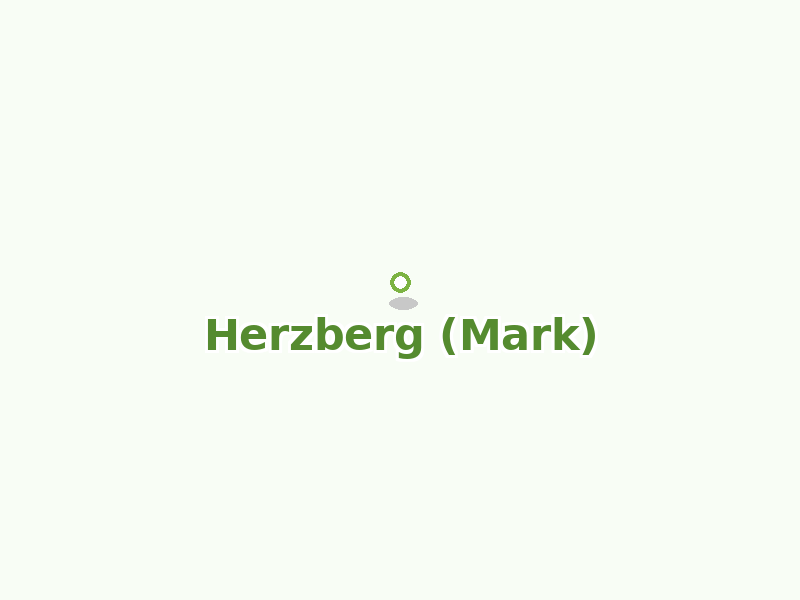 Karte von Herzberg (Mark)