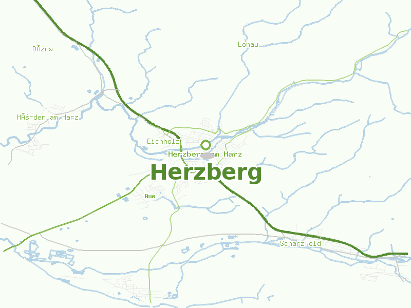 Karte von Herzberg