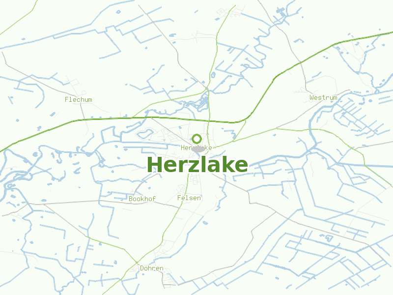 Karte von Herzlake
