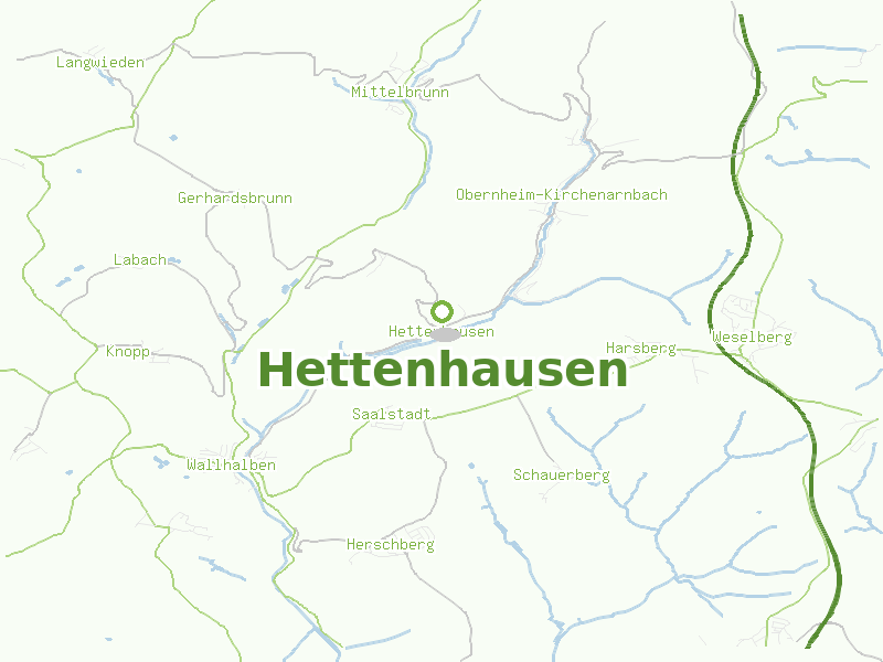 Karte von Hettenhausen