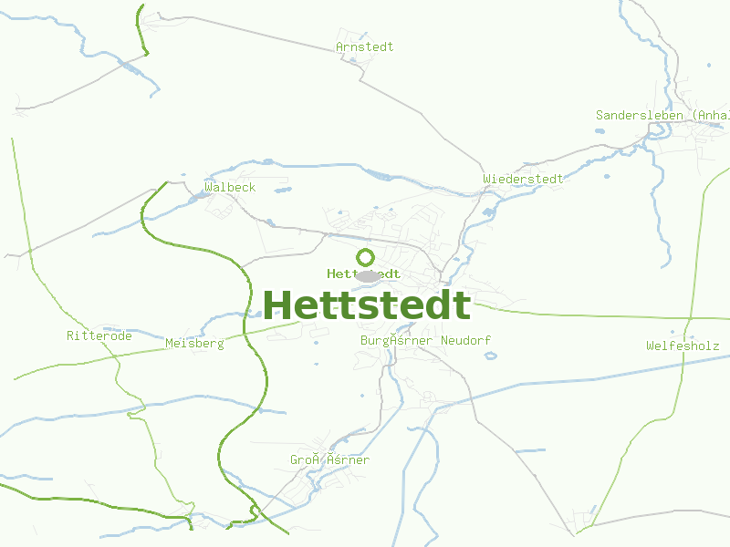 Karte von Hettstedt