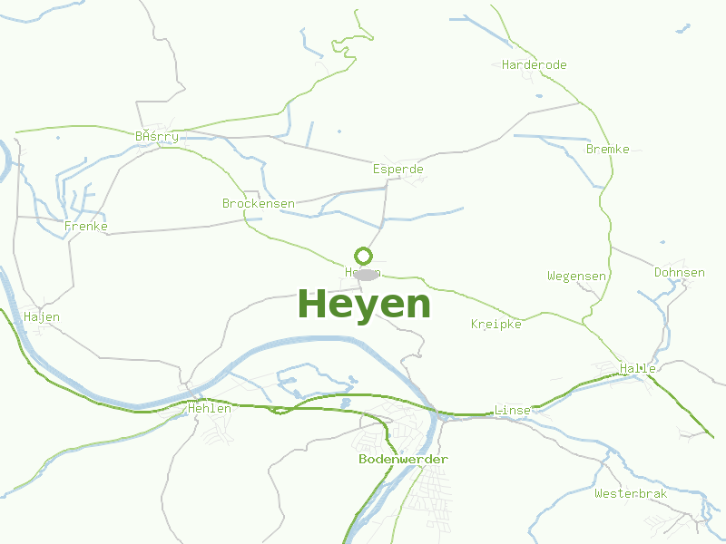 Karte von Heyen