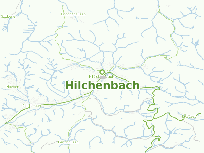 Karte von Hilchenbach