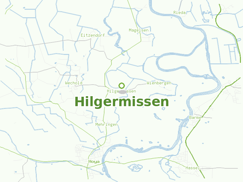 Karte von Hilgermissen