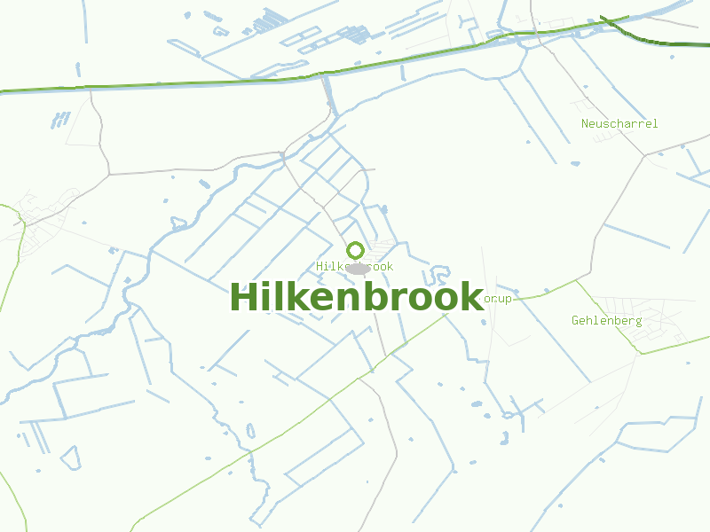 Karte von Hilkenbrook