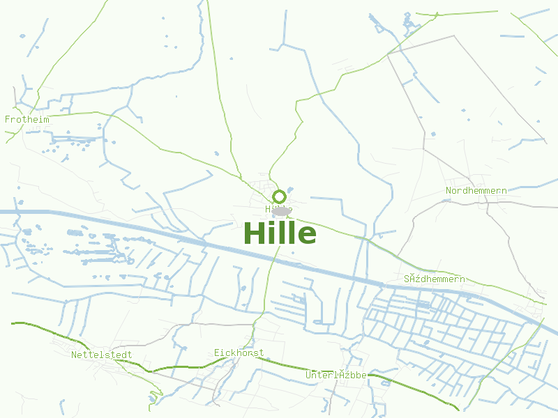 Karte von Hille