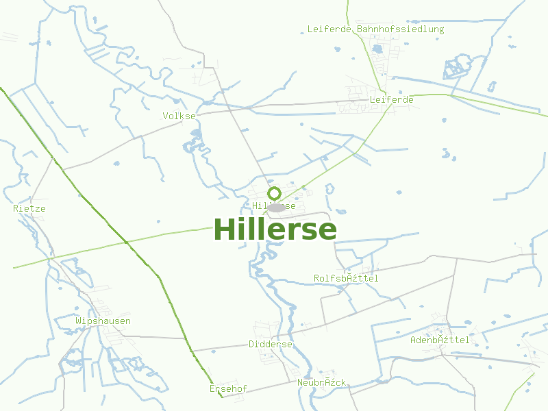 Karte von Hillerse