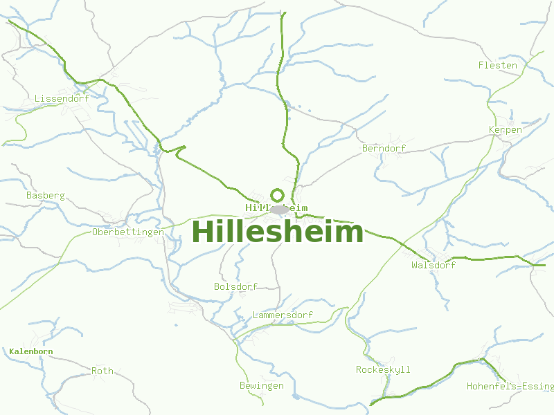 Karte von Hillesheim