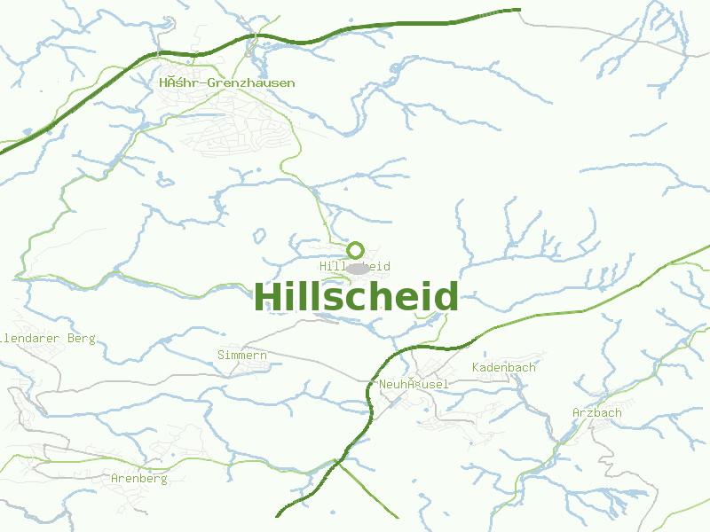 Karte von Hillscheid