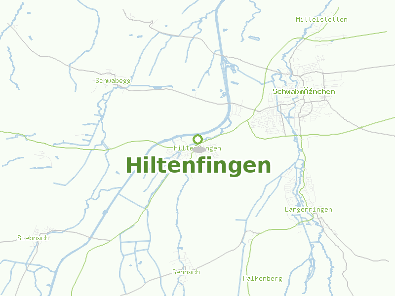 Karte von Hiltenfingen