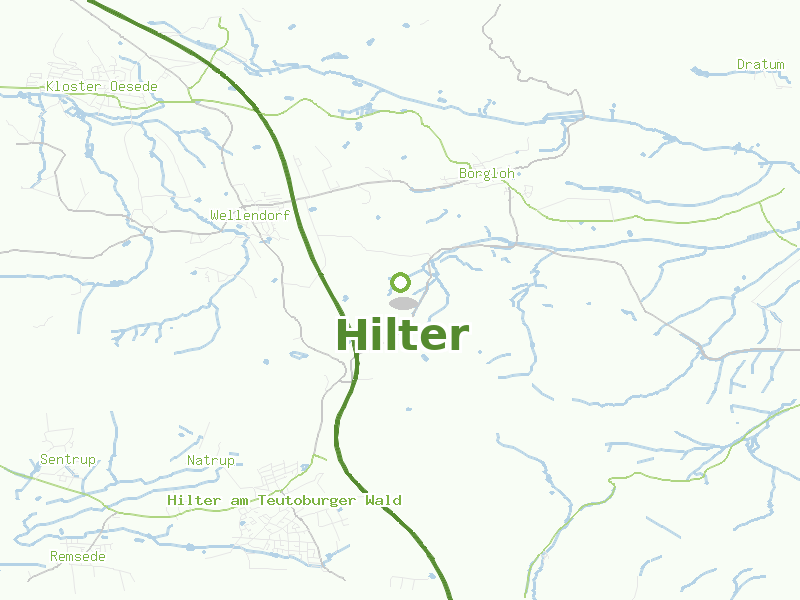 Karte von Hilter