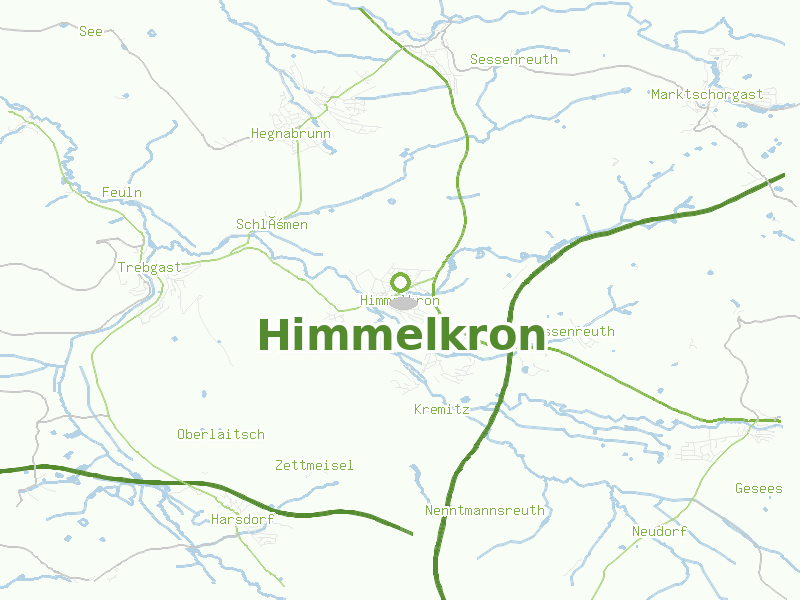 Karte von Himmelkron