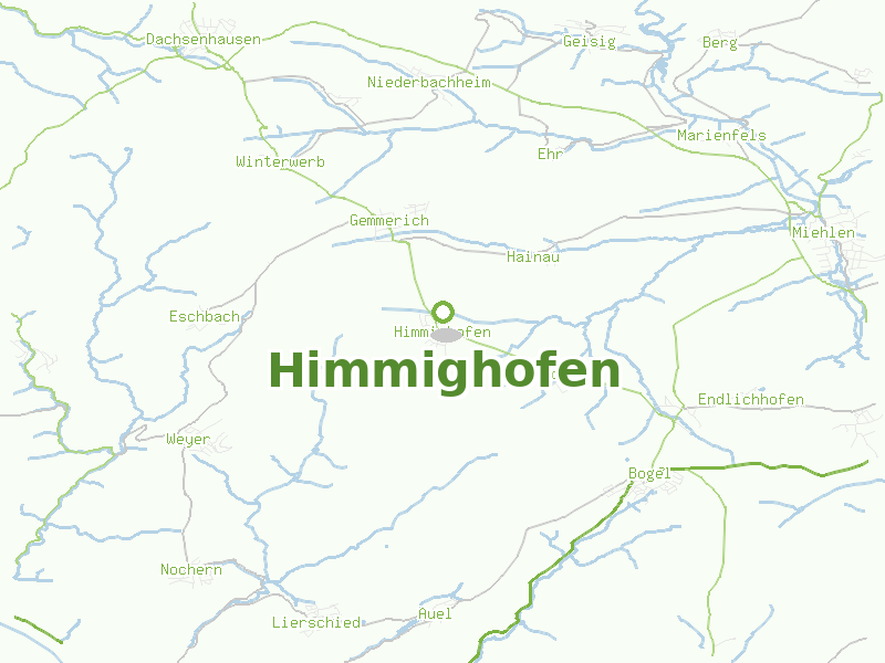 Karte von Himmighofen