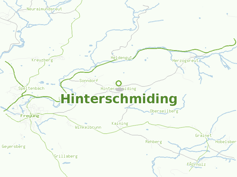 Karte von Hinterschmiding