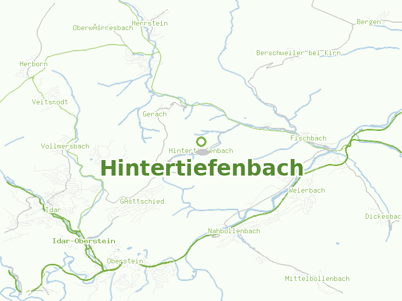 Karte von Hintertiefenbach