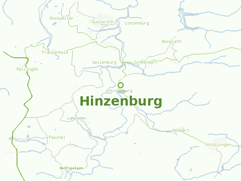 Karte von Hinzenburg