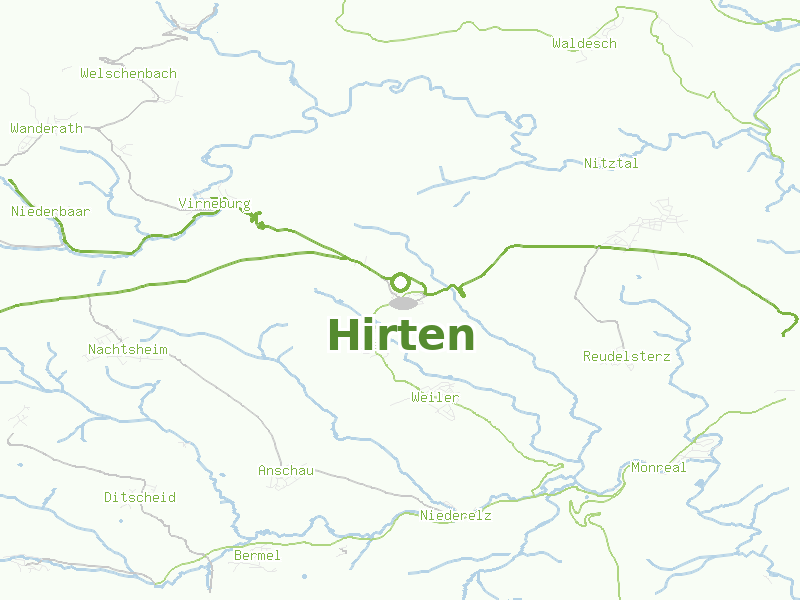 Karte von Hirten