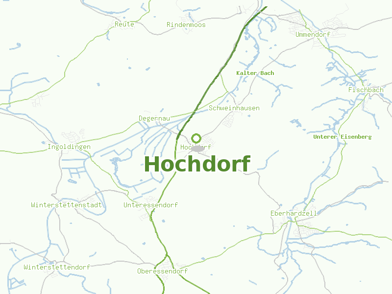 Karte von Hochdorf
