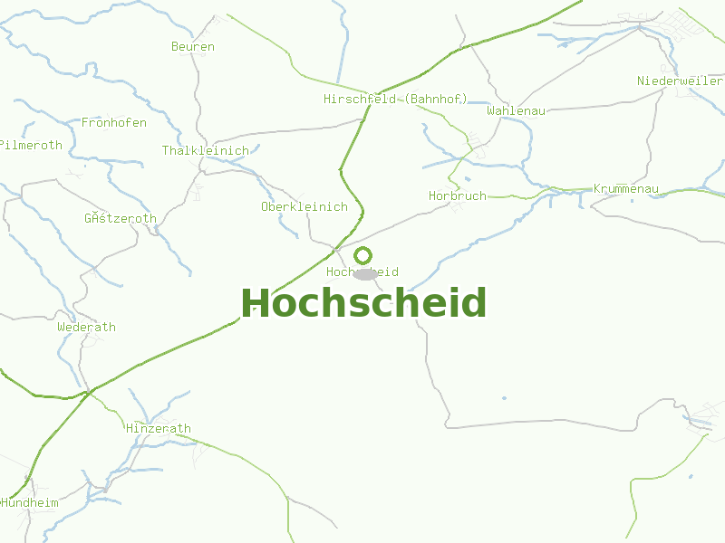 Karte von Hochscheid