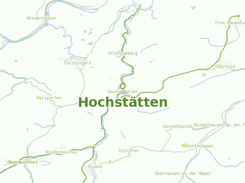 Karte von Hochstätten