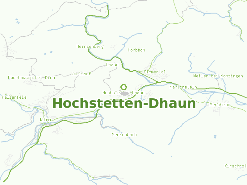 Karte von Hochstetten-Dhaun