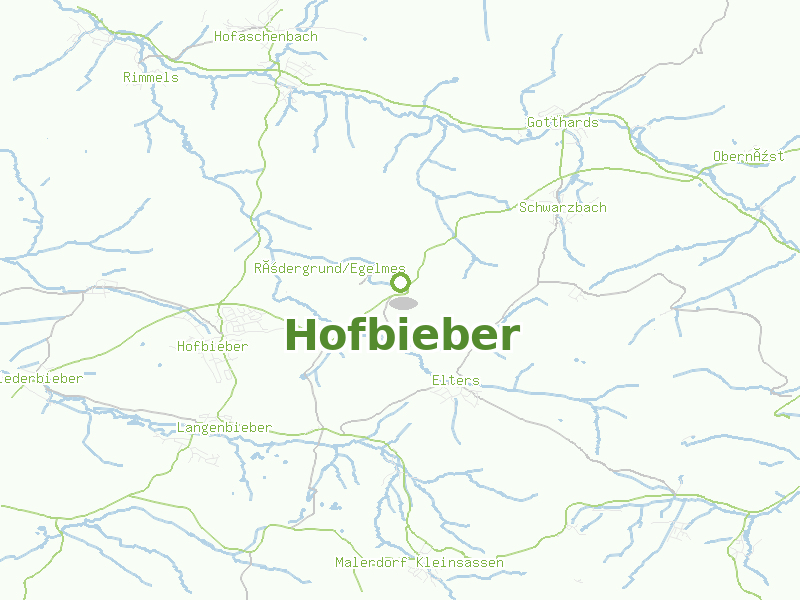 Karte von Hofbieber