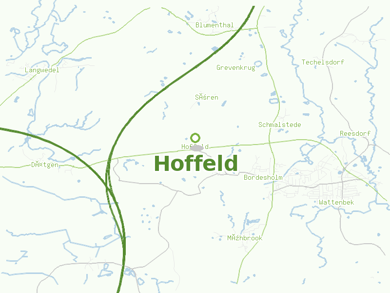 Karte von Hoffeld