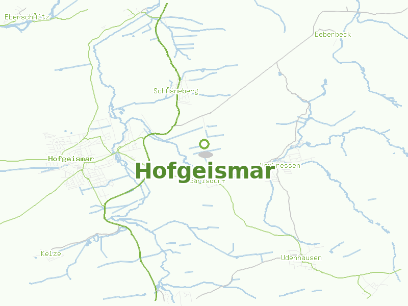 Karte von Hofgeismar