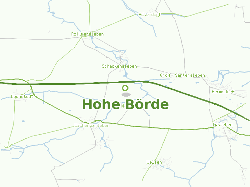 Karte von Hohe Börde