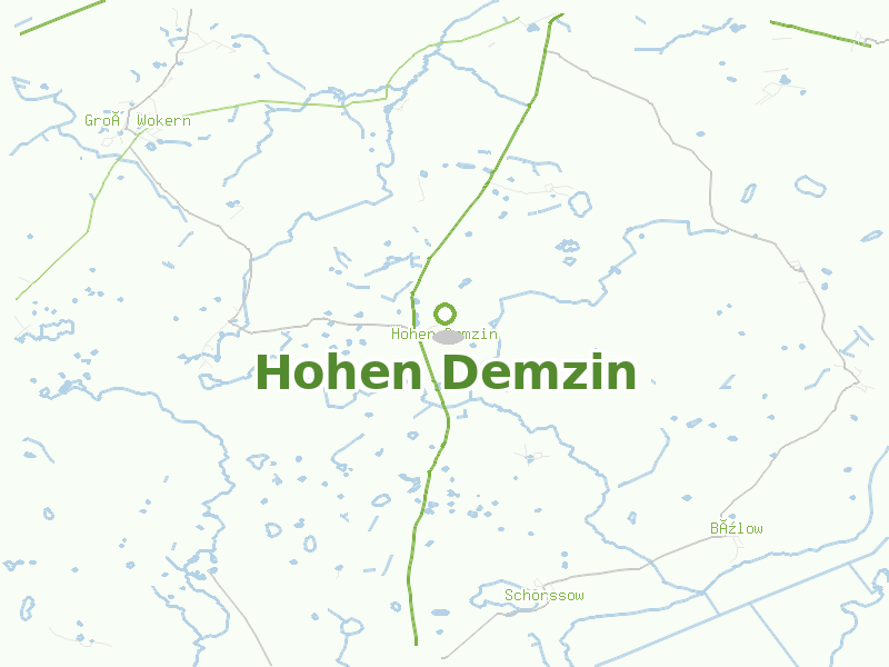 Karte von Hohen Demzin