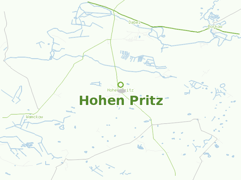 Karte von Hohen Pritz